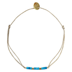 Bracelet Turquoises and lapis - Apache